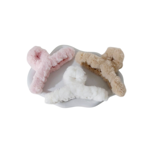 Hair clip peluche