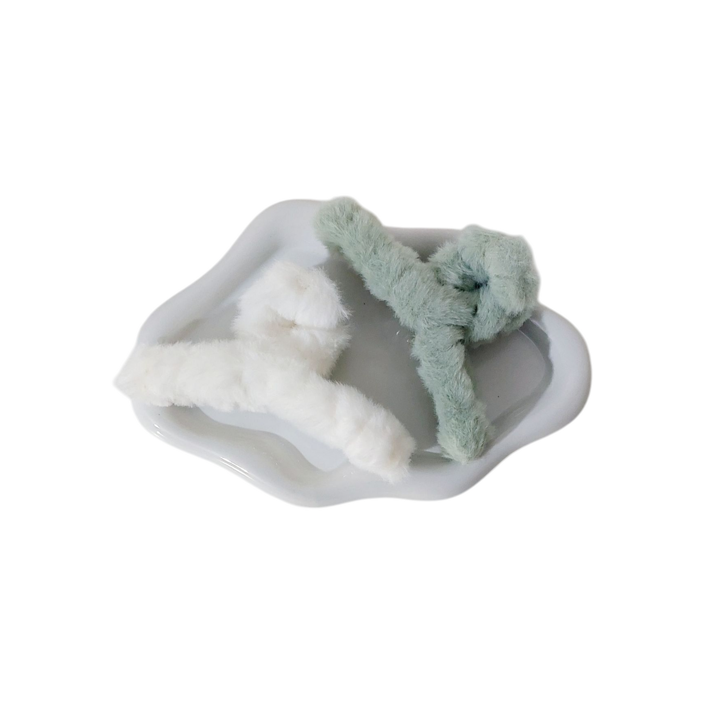 Hair clip peluche