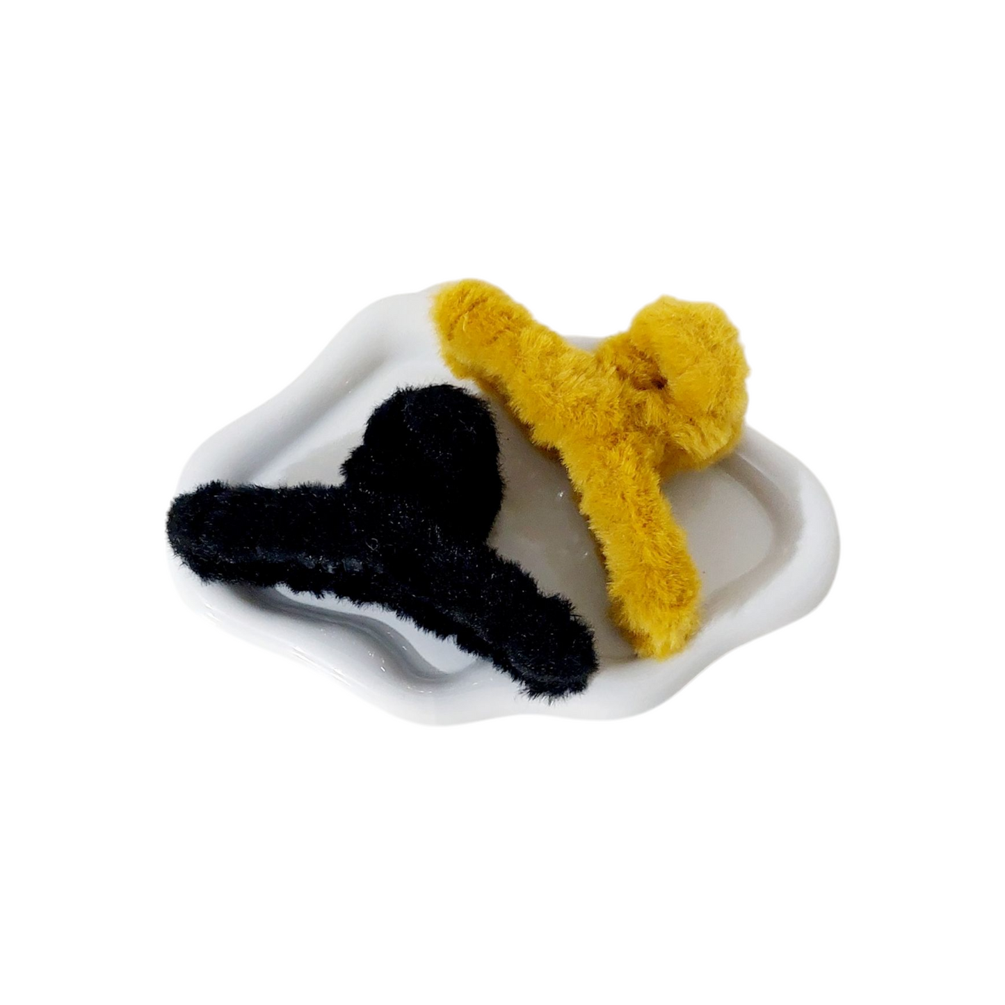 Hair clip peluche