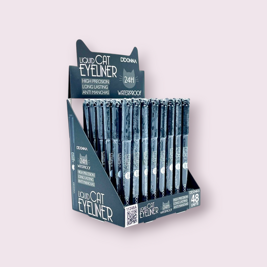 Eyeliner liquido nero CAT waterproof - D'DONNA