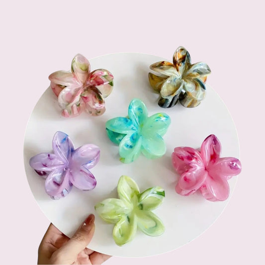 Clip capelli fiore hawaiano
