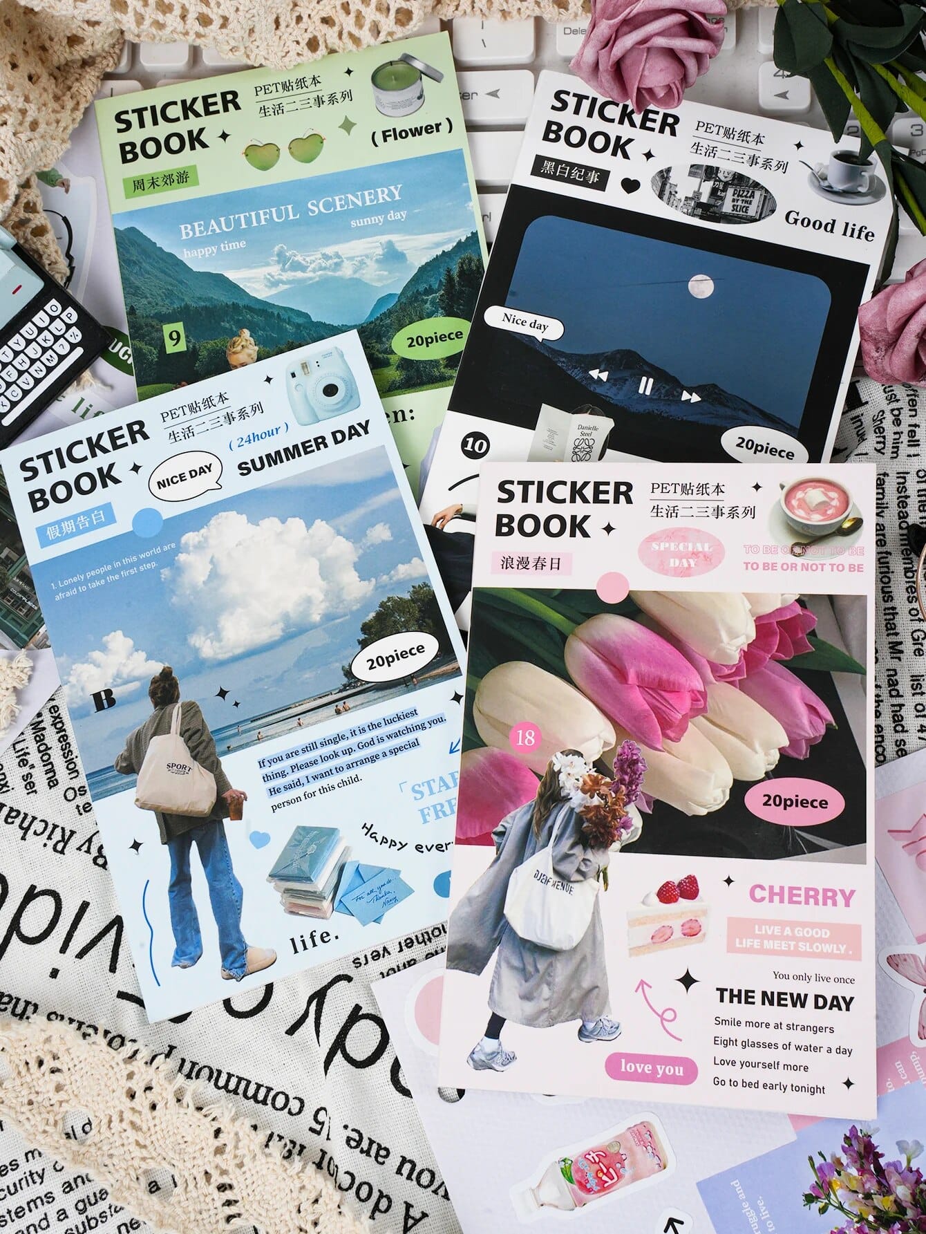Sticker Book Aesthetic