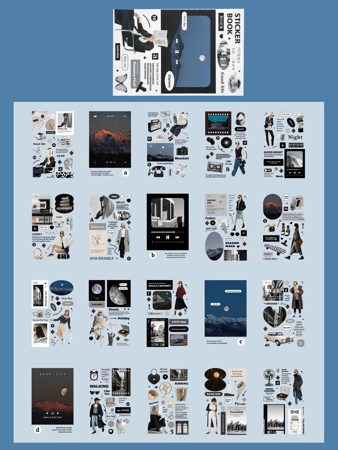 Sticker Book Aesthetic