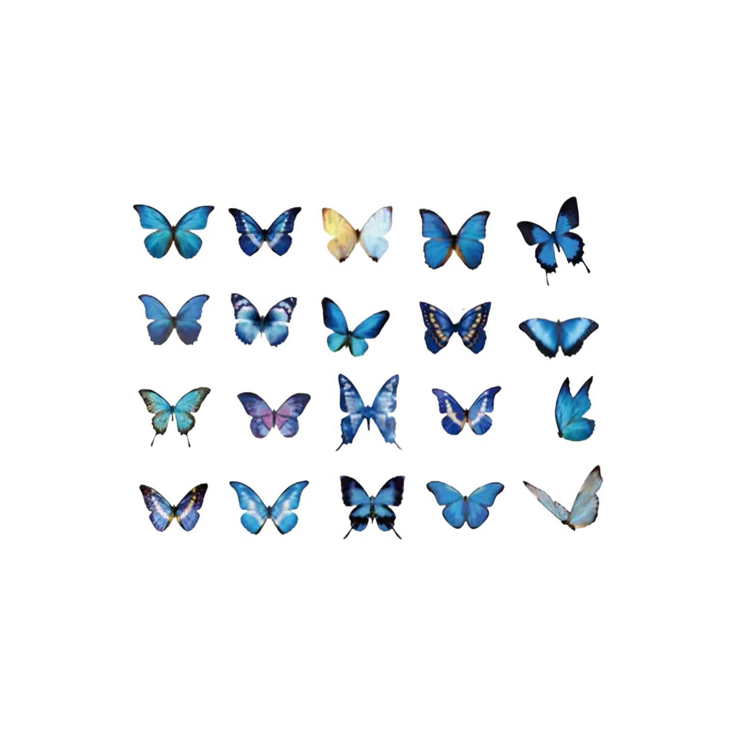 Sticker mini farfalle