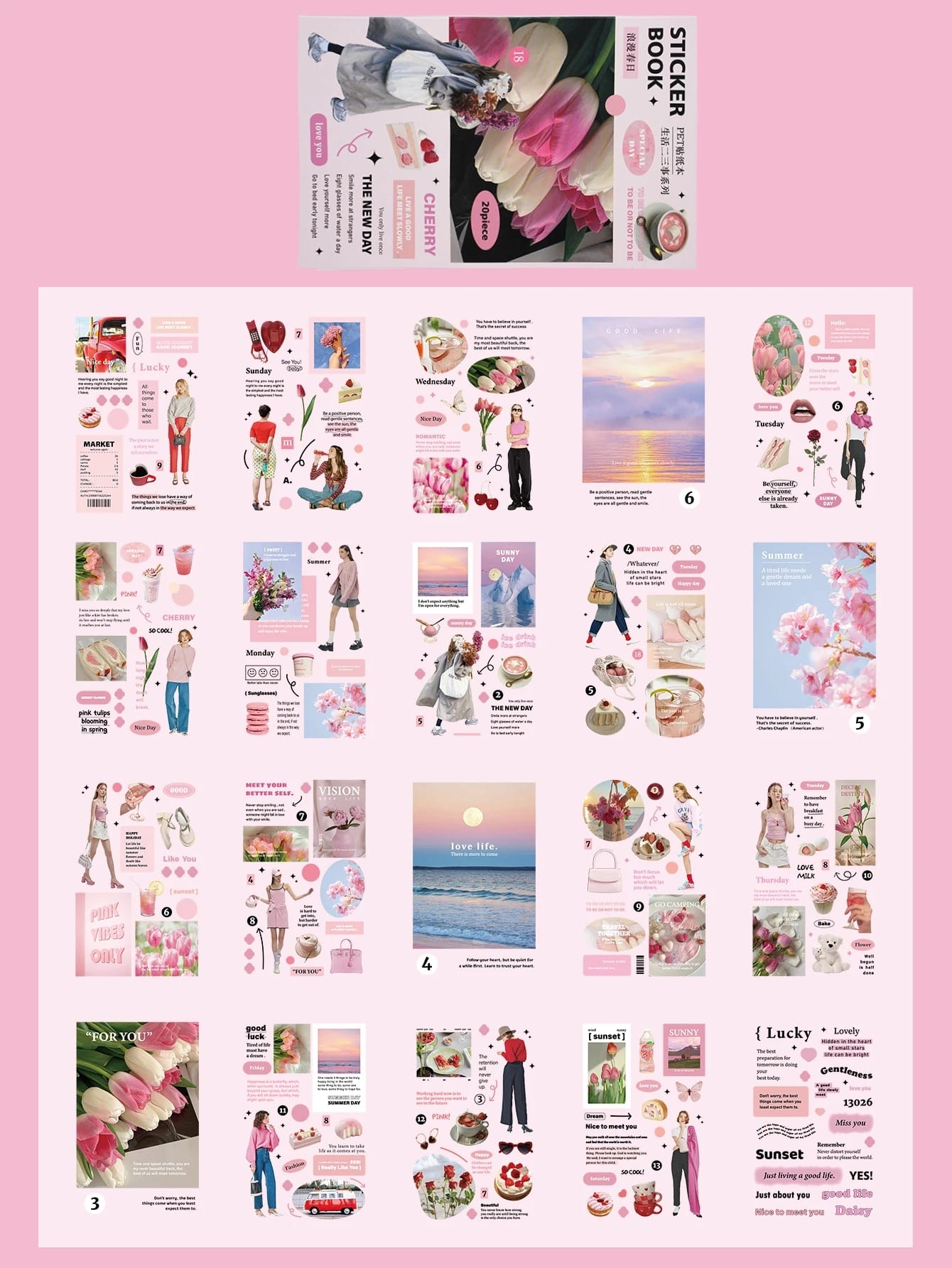 Sticker Book Aesthetic