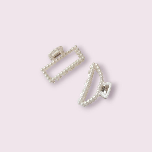 Clip capelli 'perle'