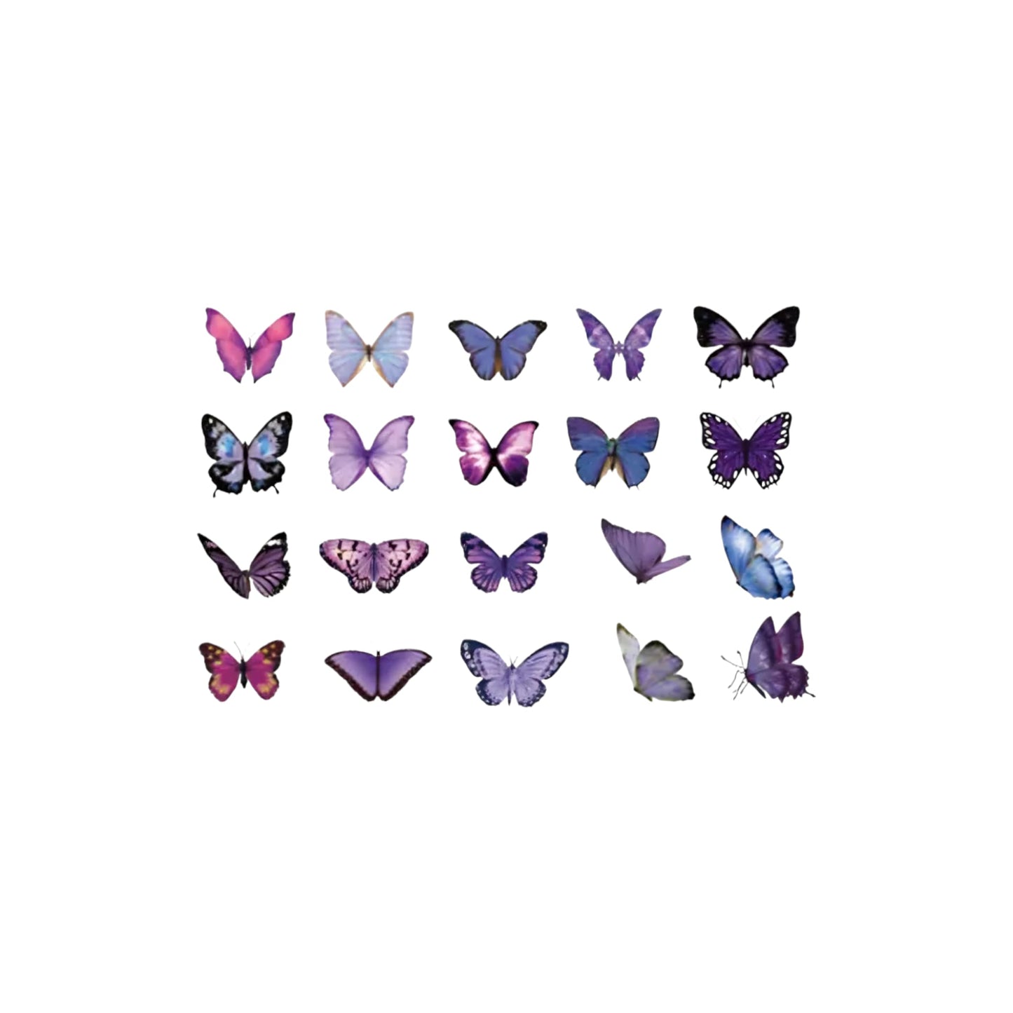 Sticker mini farfalle