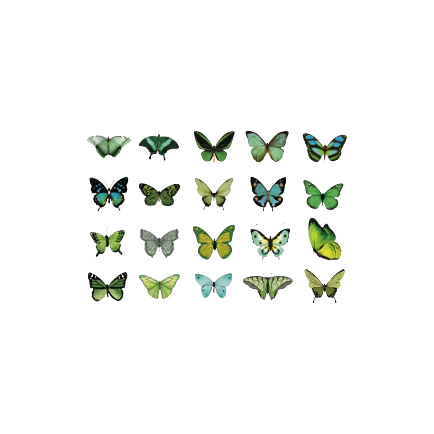 Sticker mini farfalle
