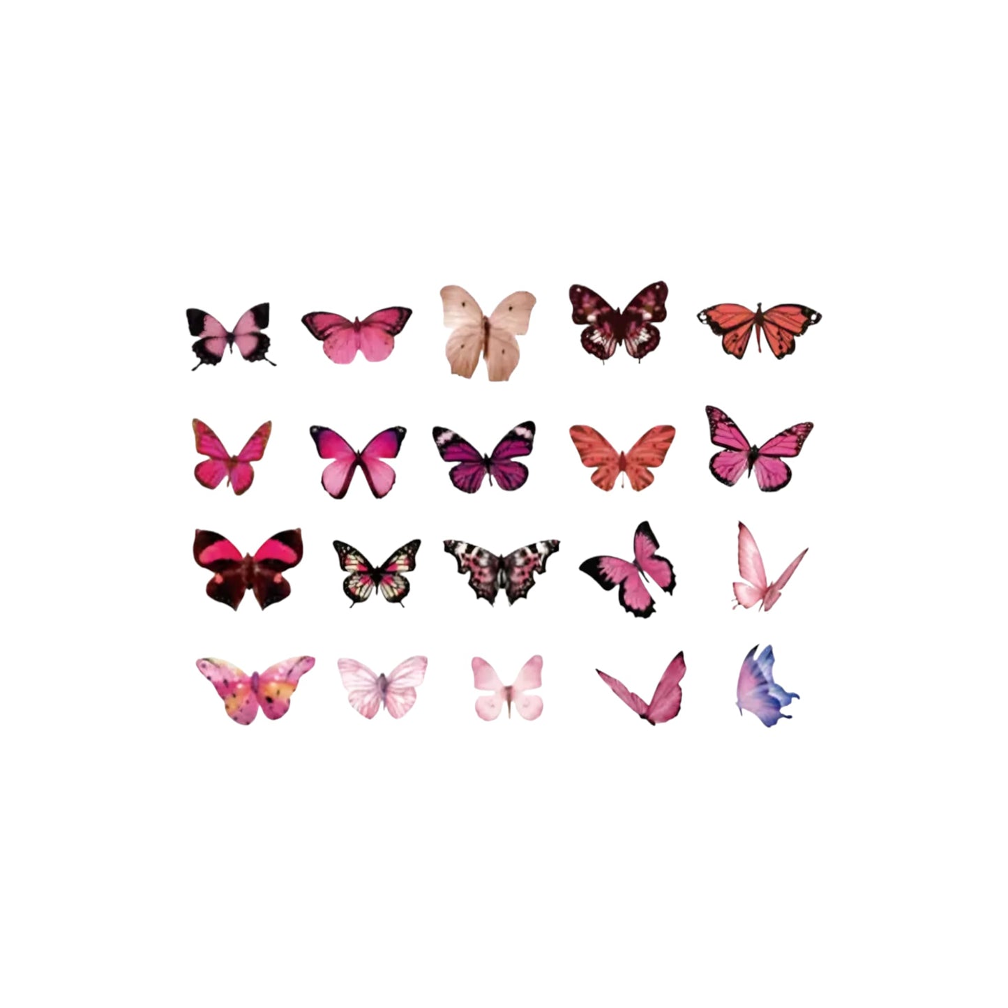 Sticker mini farfalle