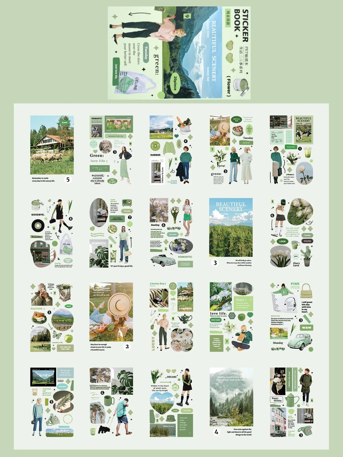 Sticker Book Aesthetic